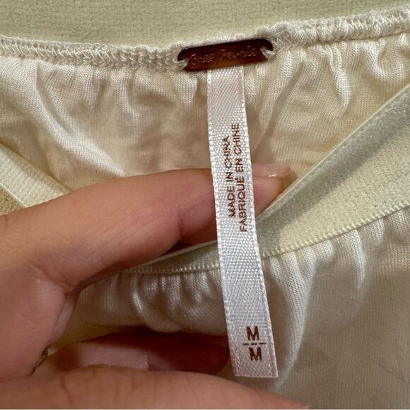 Free People Never Fade Away Cream Maxi Skirt - Picture 4 of 6